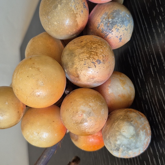 Mid Century Modern Alabaster Grapes Decor - Picture 2 of 5